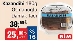 OSMANOĞLU DAMAK TADI KAZANDİBİ 180 G fiyat ve kampanya bilgisi